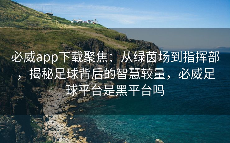 必威app下载聚焦：从绿茵场到指挥部，揭秘足球背后的智慧较量，必威足球平台是黑平台吗  第2张